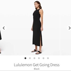 ISO: LULULEMON GET GOING DRESS BLK SZ 10